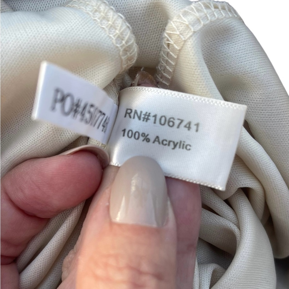 Boston Proper Crochet Midi Skirt, spring, summer, cream, Size Medium - Picture 6 of 10